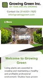 Mobile Screenshot of growinggreen.com